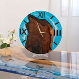 Usatabletops-Black-Walnut-Ocean-Wave-Epoxy-Resin-Wall-Clock-1