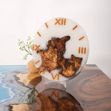 Usatabletops-Black-Walnut-White-Epoxy-Resin-Wall-Clock-2