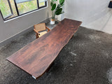 Usatabletops Black Walnut Wood Dining Table Live Edge