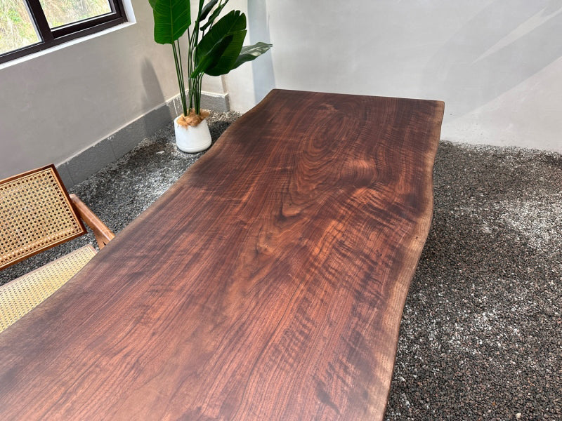 Usatabletops Black Walnut Wood Dining Table Live Edge