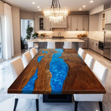 Usatabletops-Custom-Black-Walnut-Wood-Blue-Resin-River-Epoxy-Dining-Table-UTT52_3