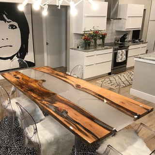 Usatabletops Custom Epoxy Dining Table 
