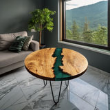 Usatabletops Custom Epoxy Round Table