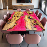 Usatabletops-Custom-Olive-Epoxy-Square-Dining-Table-UTTS2 -11