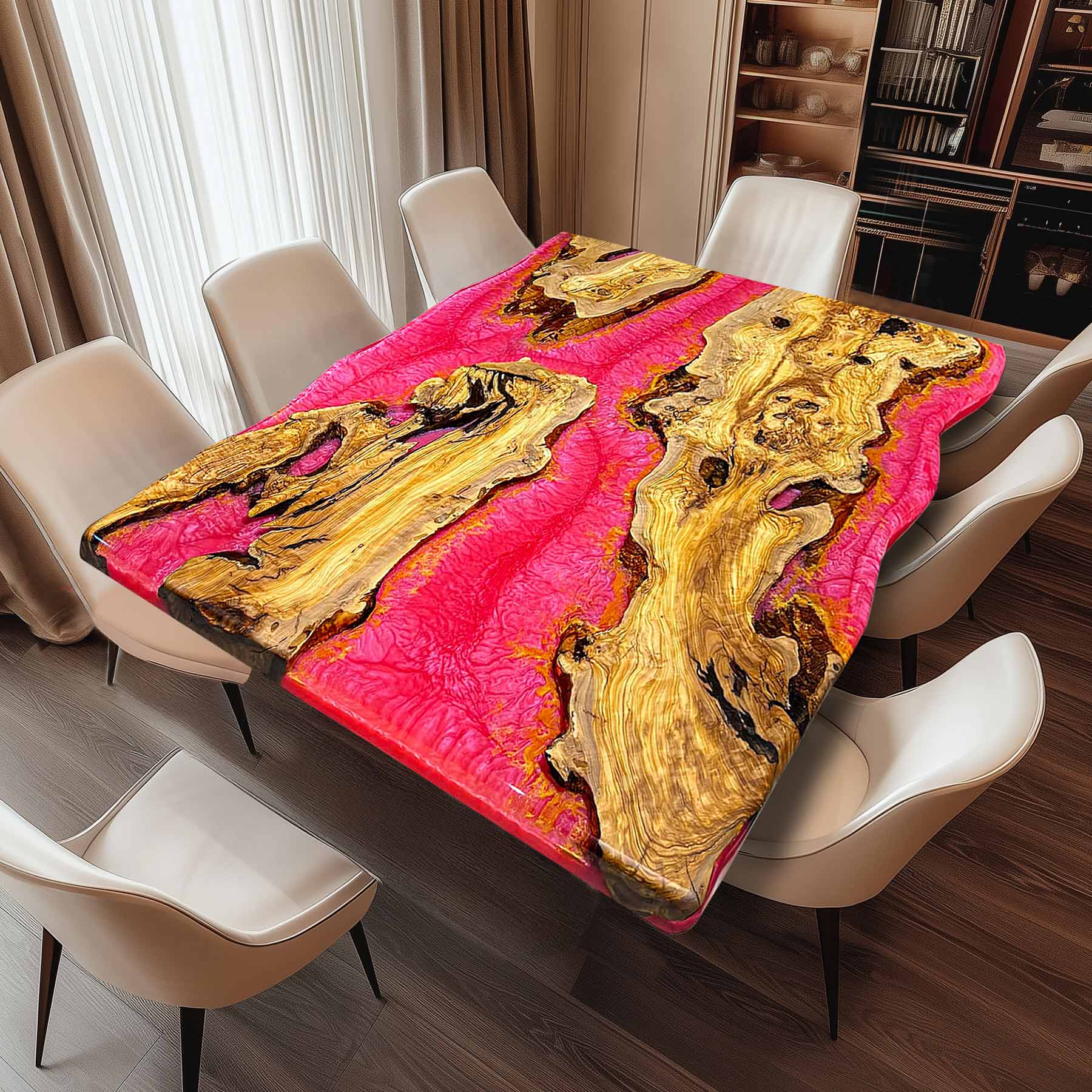 Usatabletops-Custom-Olive-Epoxy-Square-Dining-Table-UTTS2_5