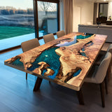 Usatabletops-Custom-Gradient-Color-Epoxy-River-Wood-Table-UTT55