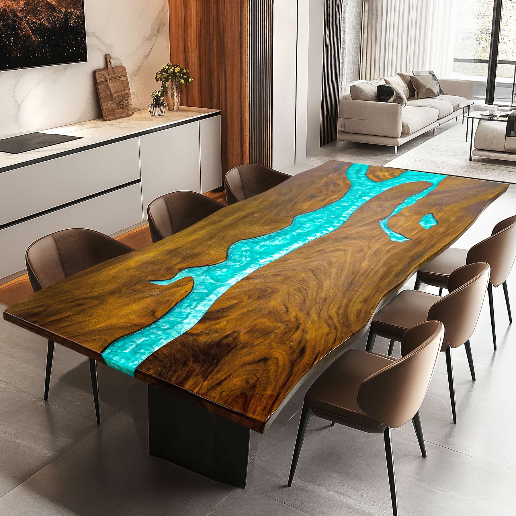Usatabletops-Epoxy-Resin-Black-Walnut-Green-River-Dining-Table-2