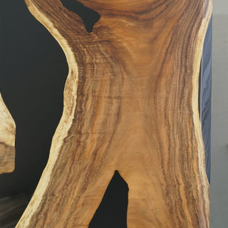 Custom Black Walnut Live Edge Dining Epoxy Table UTT37