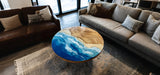 Round Epoxy Table