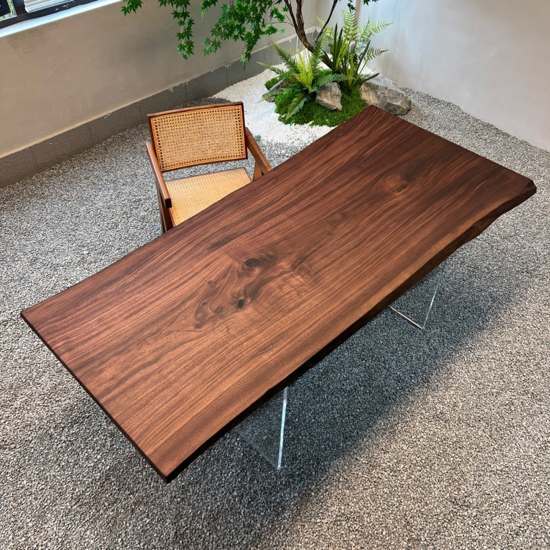 Usatabletops Handmade Black Walnut Wood Dining Table