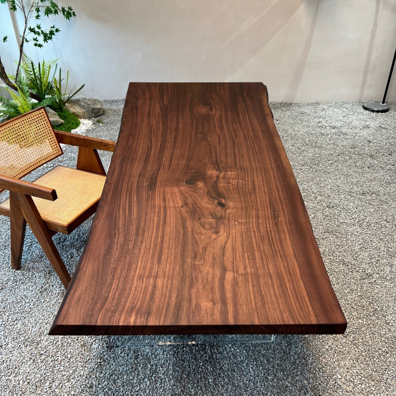 Usatabletops Handmade Black Walnut Wood Dining Table