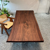 Usatabletops Handmade Black Walnut Wood Dining Table