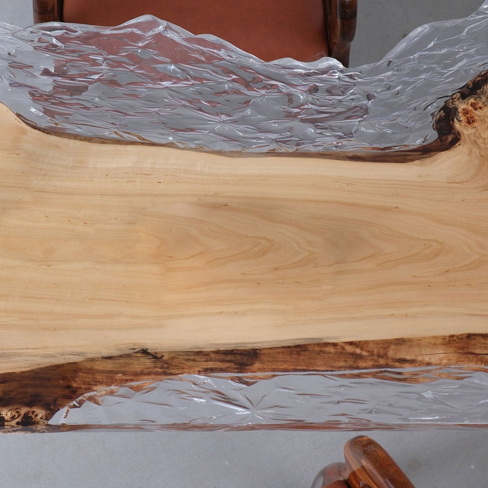 Usatabletops-Poplar-Ice-Crack-Epoxy-Table-Live-Edge-31.50''W-70.87''L-3