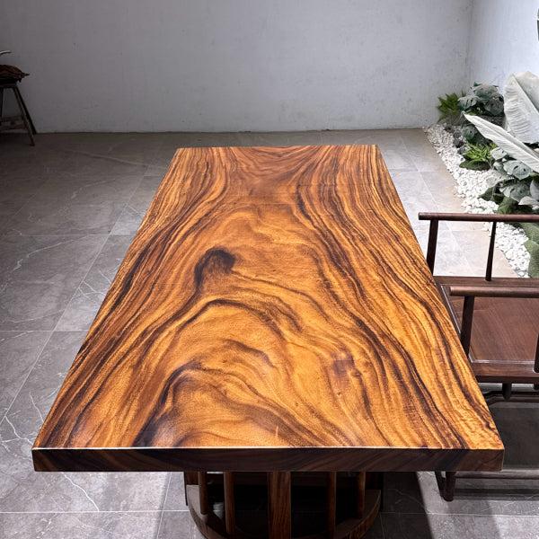 Usatabletops Solid Walnut Wood Dining Table 