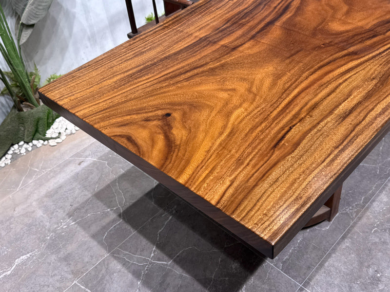 Usatabletops Solid Walnut Wood Dining Table