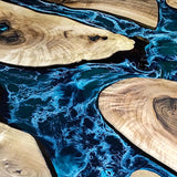 Usatabletops-Walnut-Blue-Ocean-Wave-Epoxy-Resin-Round-Dining-Table4