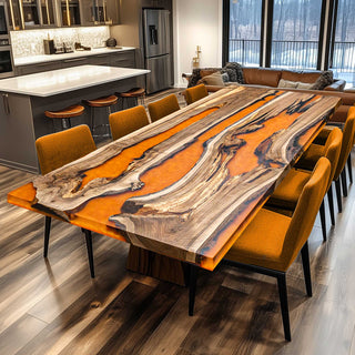 Usatabletops-Walnut-Orange-Epoxy-Resin-Dining-Table3