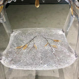 Usatabletops-epoxy-resin-dripping-ice-leaves-chair-4