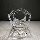 Usatabletops-epoxy-resin-golden-leafs-chair-UEC1