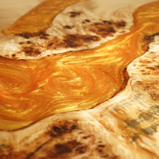 Poplar Epoxy Tabletop Dining Table Usatabletops