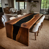  Black River Resin Waterfall Epoxy Table 