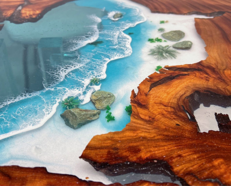 Usatabletops Custom Blue Ocean Epoxy Round Table UTT10-
3