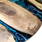 Usatabletops Custom Walnut Epoxy Resin Round Table 