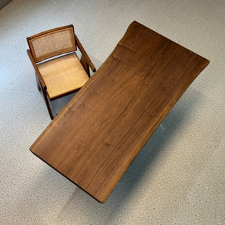 Usatabletops Handmade Black Walnut Solid Wood Table 64.17"L x29.53"W