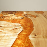 Custom Poplar Epoxy Table Dining Table