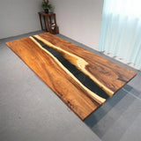UTT Custom Walnut River Epoxy Table UTT99