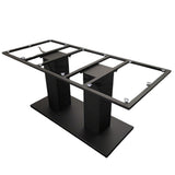 Custom Industrial Style Black Metal Pedestal Base UTL-28
