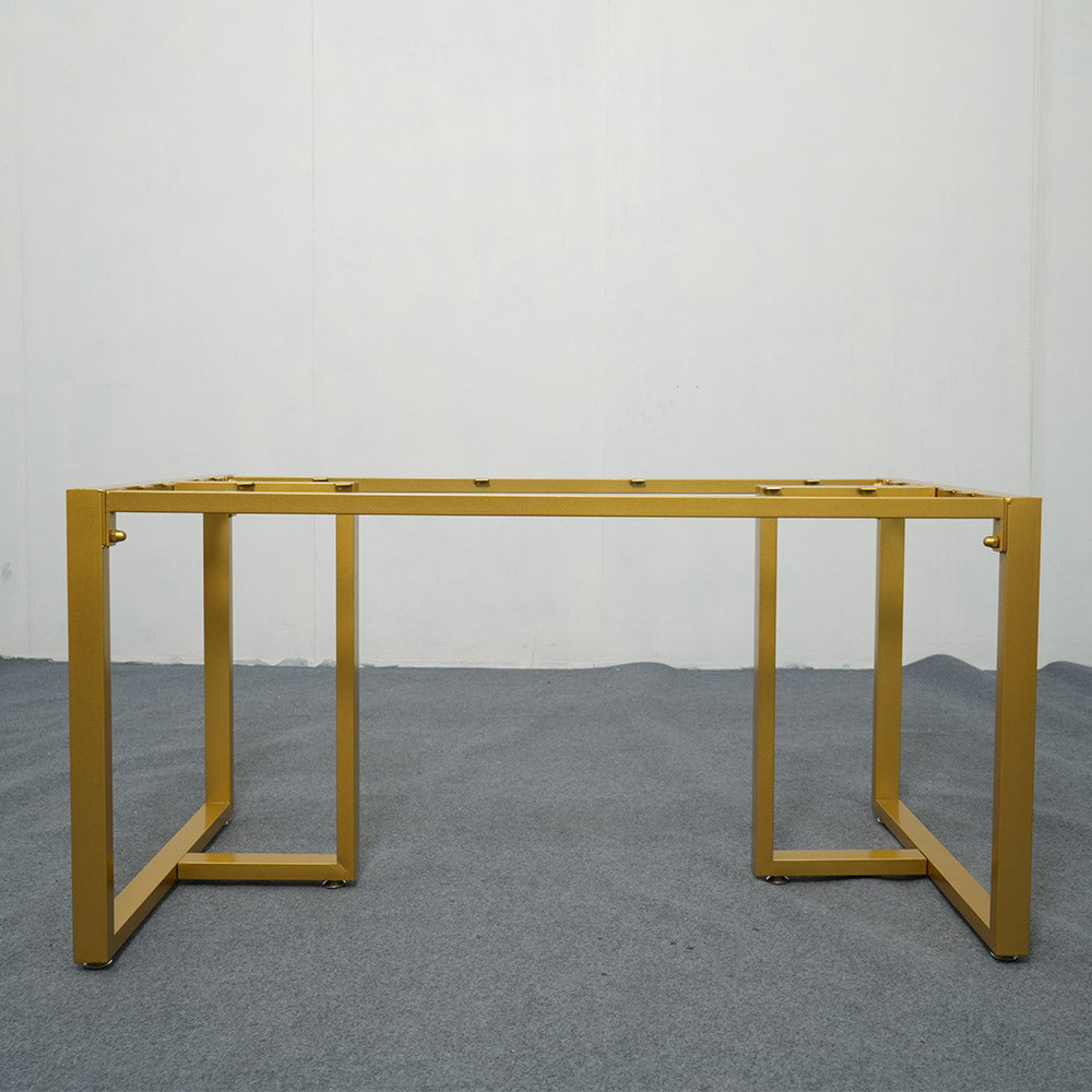 Usatabletops Custom Rectangular Series with Top-Frame Metal Table Base UTL-29