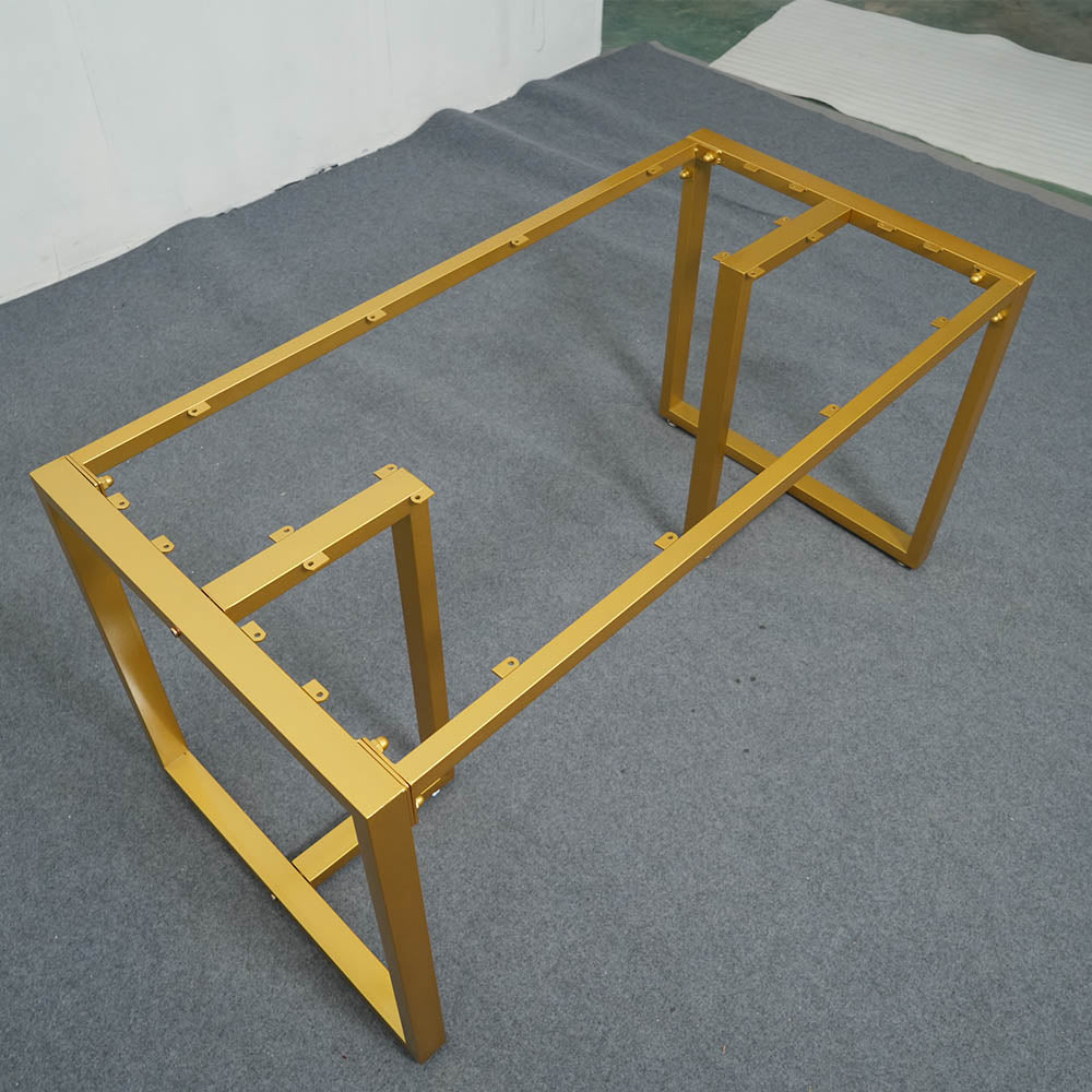 Usatabletops Custom Rectangular Series with Top-Frame Metal Table Base UTL-29