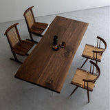 Usatabletops Black Walnut Dining Table Solid Wood 91.26"L x 36.69"W