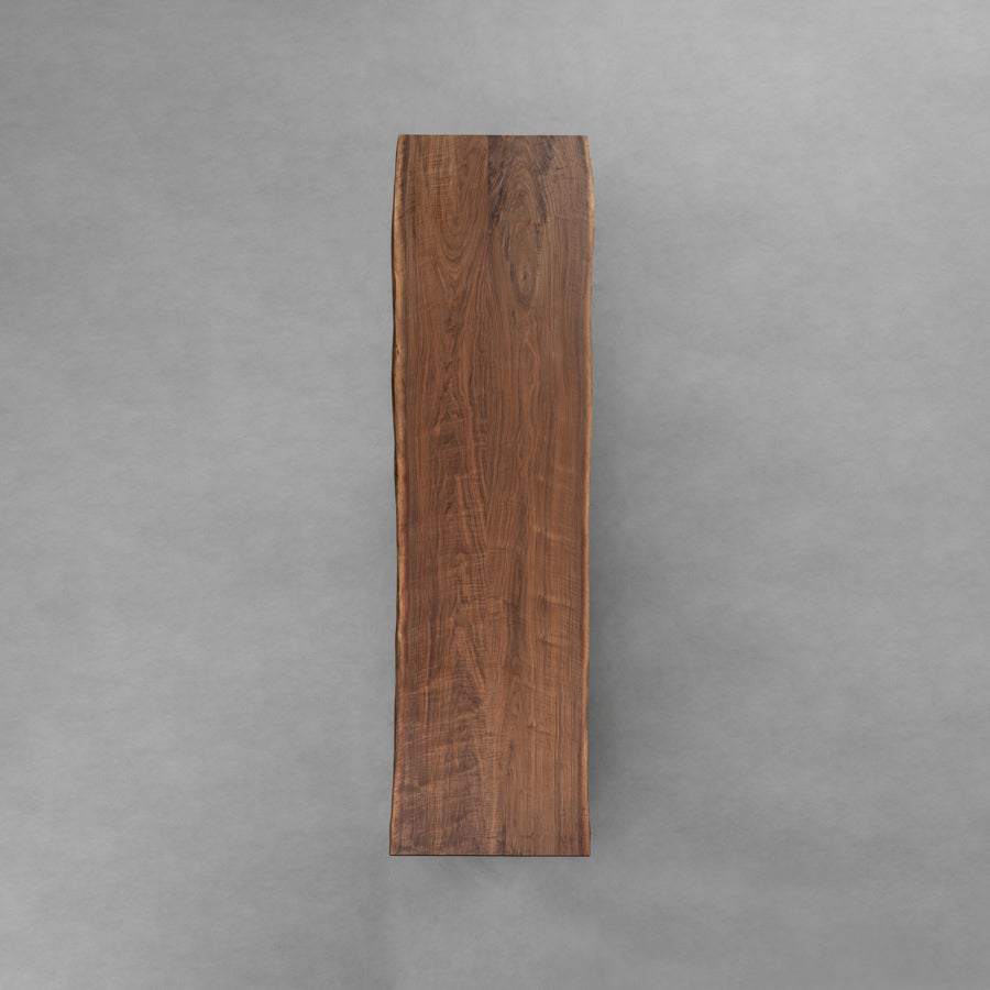 Usatabletops Black Walnut Kitchen Table Live Edge Slab 106.3"L x 31.14"W