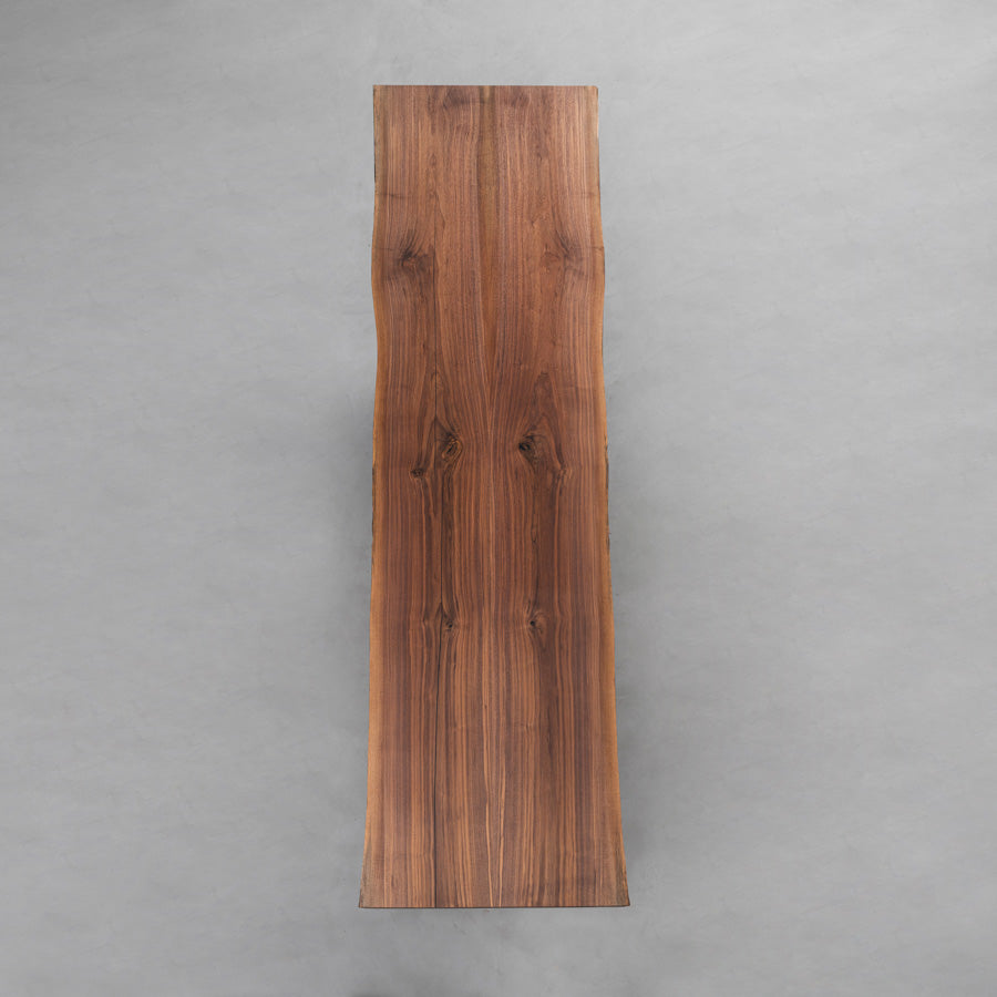 Usatabletops Black Walnut Slab Handmade Wood Dining Table 118.1"L x 38.15"W