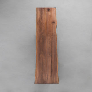 Usatabletops Black Walnut Slab Handmade Wood Dining Table 118.1"L x 38.15"W