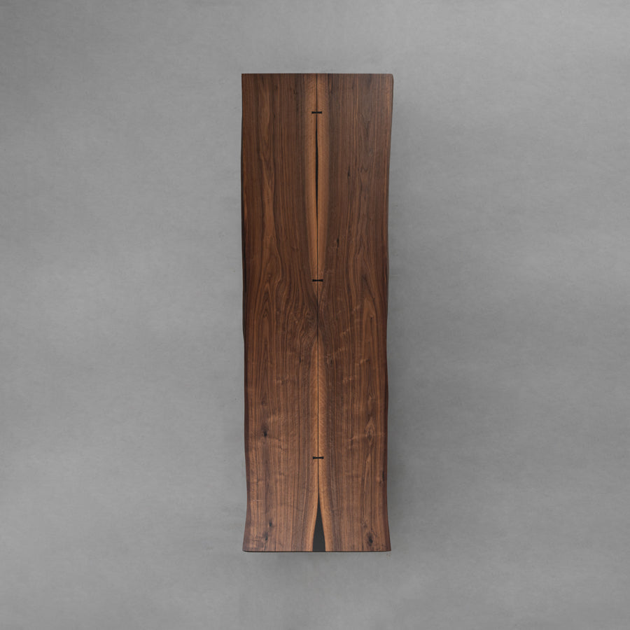 Usatabletops Black Walnut Solid Wood Dining Table Farmhouse 95.16"L x 34.84"W