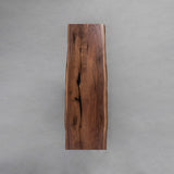 Usatabletops Black Walnut Solid Wood Dinner Table Live Edge 96.38"L x 34.84"W
