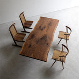 Usatabletops Black Walnut Table Handmade Slab 95.28"L x 37.09"W