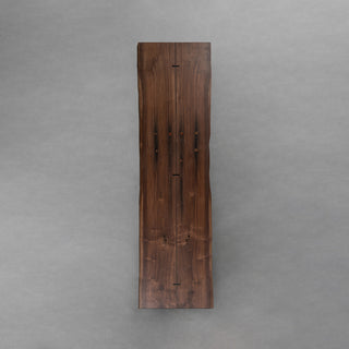 Usatabletops Live Edge Dining Table Black Walnut Solid Wood 101.2"L x 32.28"W
