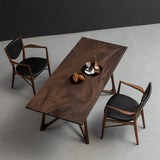 Usatabletops Dining Slab Walnut Wood Solid Table 70.91"L x 30.31"W