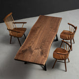 Usatabletops Handmade Black Walnut Dining Table 94.49"L x 33.07"W