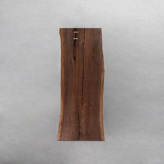 Usatabletops Handmade Black Walnut Wood Table Slab Live Edge 76.77"L x 32.76"W