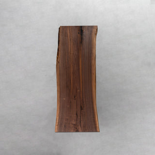 Usatabletops Handmade Black Walnut Wood Table Slab Live Edge 76.77"L x 32.76"W