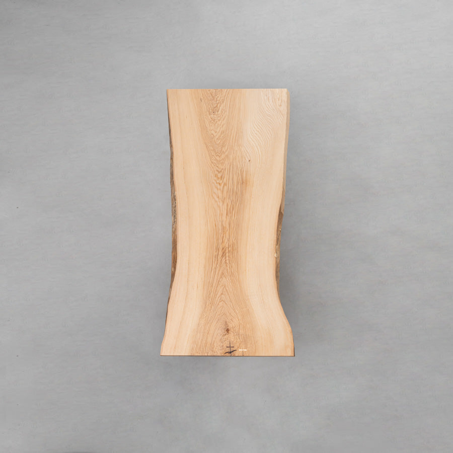 Usatabletops Handmade Slab Ash Wood Dining Table 37.8"WX 78.66"L