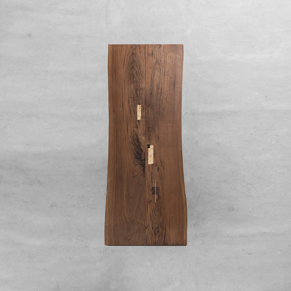 Usatabletops Live Edge Black Walnut Work Table Slab 83.66"L x 33.78"W