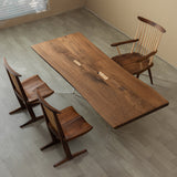 Usatabletops Live Edge Black Walnut Work Table Slab 83.66"L x 33.78"W