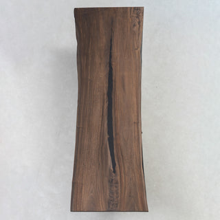 Usatabletops Live Edges Walnut Solid Wood Kitchen Table 47.83"Wx134.45"L