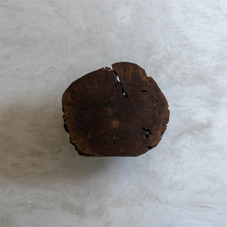 Usatabletops Round Wood Coffee Table Black Walnut Burl 40.55" Diameter